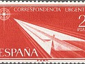 Spain 1956 Allegories 2 PTS Red Edifil 1185. España 1955 1185. Uploaded by susofe